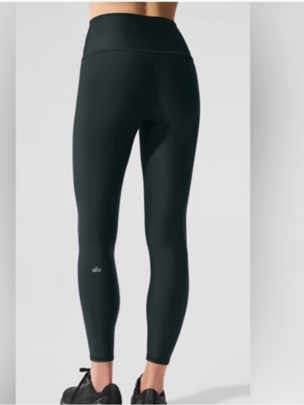 Alo Yoga 7/8 High-Waist Airlift Legging Charcoal Green Size S NWT